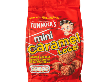 Tunnocks - Mini Caramel Logs Pouches 150g - Scottish Hampers