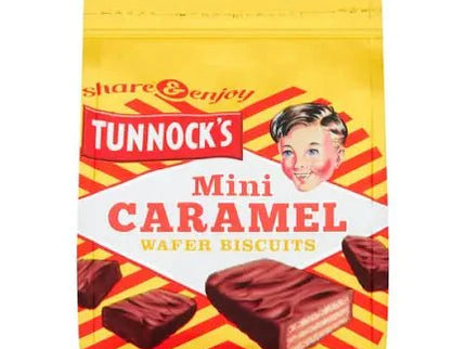 Tunnocks - Mini Caramel Wafers Pouches 150g - Scottish Hampers