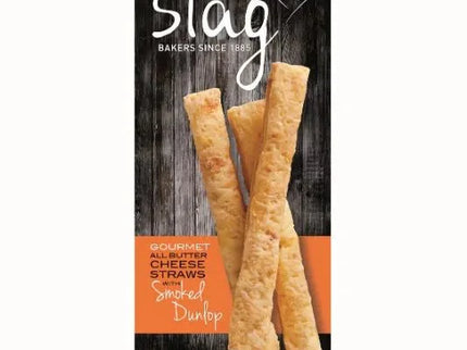 Smoked Dunlop Cheese Straws Stag - Scottish Hampers