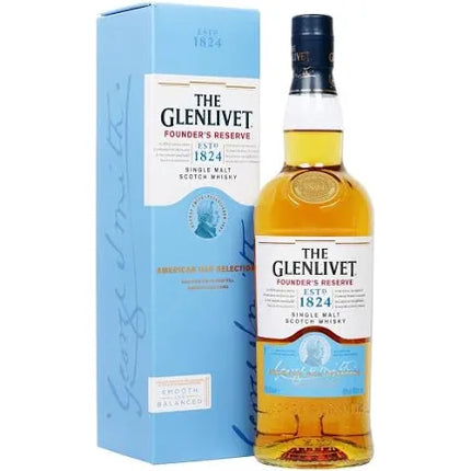The Glenlivet Founder’s Reserve Single Malt Scotch Whisky – 70cl