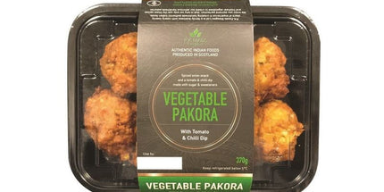 Vegetable Pakora with Tomato & Chilli Dip 370g P. K. Foods