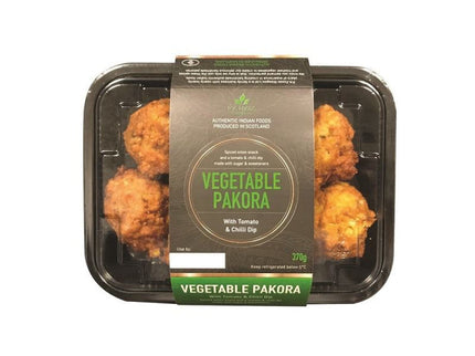 Vegetable Pakora with Tomato & Chilli Dip 370g P. K. Foods
