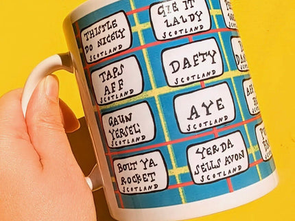 Scottish Slang Signs Mug - Scottish Patter / Satings - Scottish Store & Deli