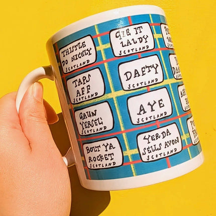 Scottish Slang Signs Mug - Scottish Patter / Satings - Scottish Store & Deli