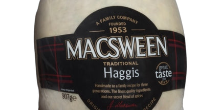 Macsween Traditional Haggis serves 4 approx (nominal weight 907g)