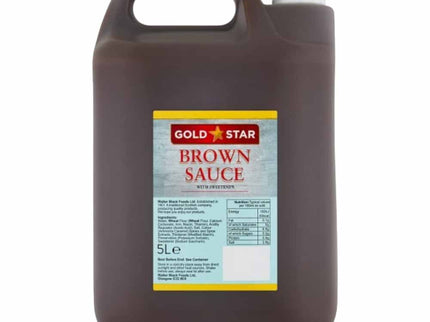 Gold Star Chip Brown Sauce 5L
