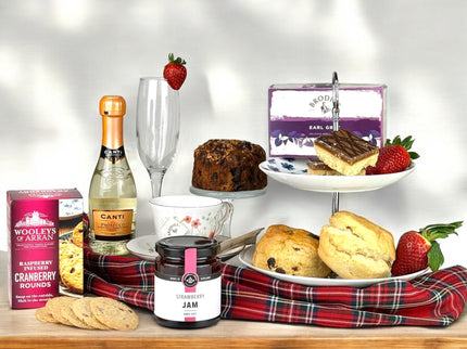 Afternoon Tea Treat Hamper With Prosecco