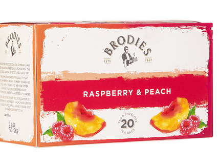 Raspberry & Peach Tea Brodies