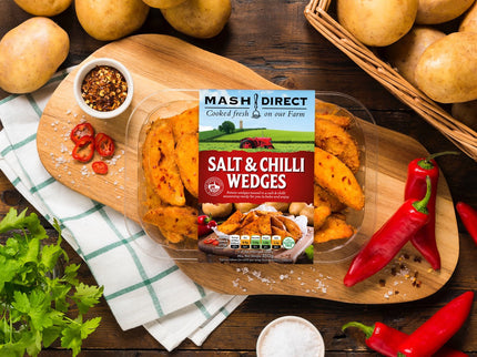 Salt & Chilli Wedges MASH DIRECT 350g