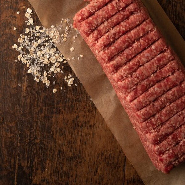 Square sausage perfect for breakfast 