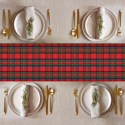 Burns Night Royal Stewart Tartan Paper Table Runner - 4m