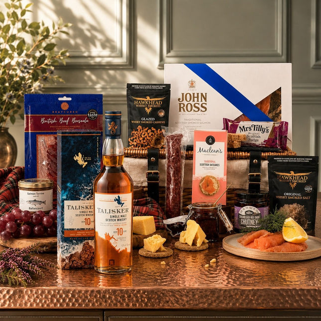 Talisker & Smokehouse Whisky Hamper - Scottish Store & Deli