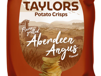 Flame Grilled Aberdeen Angus Potato Crisps Taylors 40g