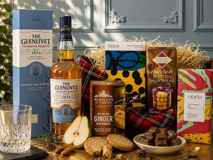 The Glenlivet Whisky & Sweet Treats Hamper - Scottish Store & Deli