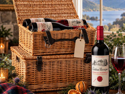 Traditional Wicker Hamper Large - Scottish Store & Deli