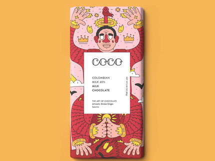 Colombian Milk 40% Chocolate Bar - Scottish Hampers