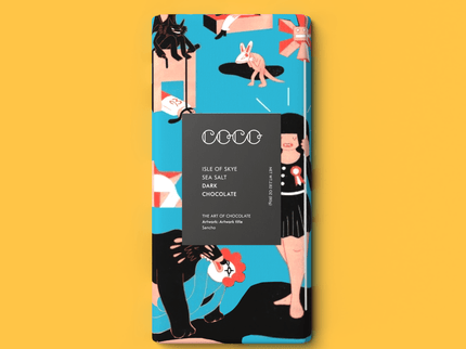 Isle of Skye Sea Salt Dark Chocolate Bar - Scottish Hampers