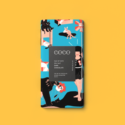 Isle of Skye Sea Salt Dark Chocolate Bar - Scottish Hampers