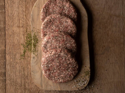 Lamb and Mint Burger Pack Weight 170g X 4