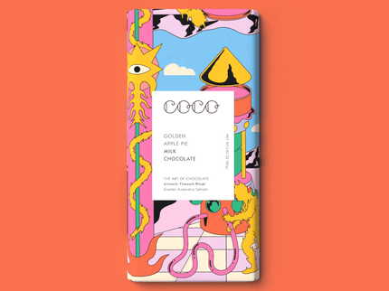 Golden Apple Pie Milk Chocolate Bar - Scottish Hampers