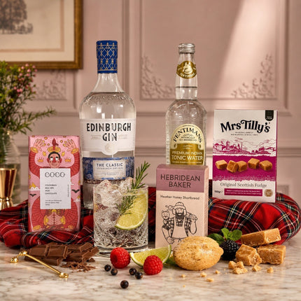 Edinburgh Gin & Chocolate Indulgence Hamper - Scottish Store & Deli