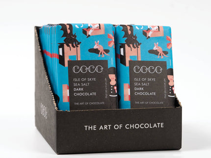 Isle of Skye Sea Salt Dark Mini Chocolate Bar (Pack of 24) - Scottish Hampers