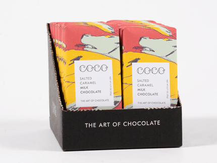 Salted Caramel Milk Mini Chocolate Bar (Pack of 24) - Scottish Hampers
