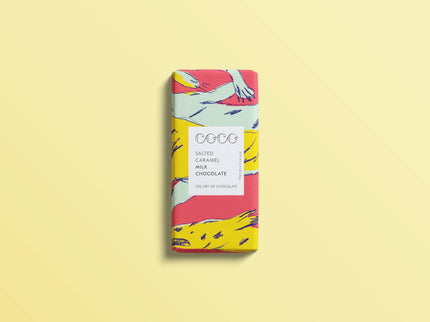 Salted Caramel Milk Mini Chocolate Bar (Pack of 24) - Scottish Hampers