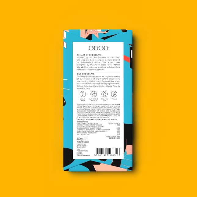 Isle of Skye Sea Salt Dark Chocolate Bar - Scottish Store & Deli