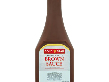 Gold Star Chip Shop Style Brown Sauce 670g - Scottish Hampers