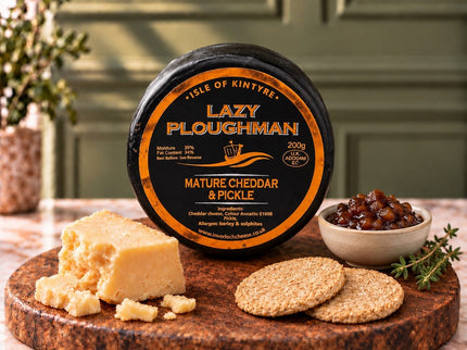 Lazy Ploughman Mature Cheddar Isle Of Kintyre - Scottish Store & Deli