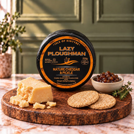 Lazy Ploughman Mature Cheddar Isle Of Kintyre - Scottish Store & Deli