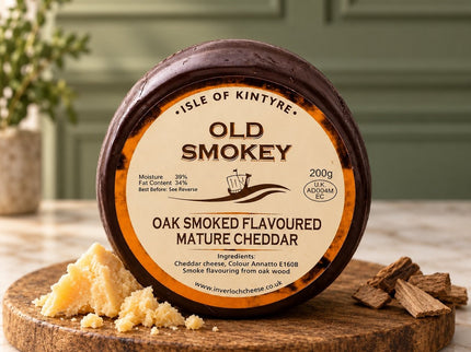 Old Smokey Mature Cheddar Isle of Kintyre - Scottish Store & Deli