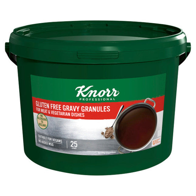 Knorr Professional Gluten Free Gravy Granules for Meat and Vegetarian Dishes, makes 25 litres