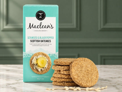 Seaweed & Black Pepper Oatcakes Macleans - Scottish Store & Deli