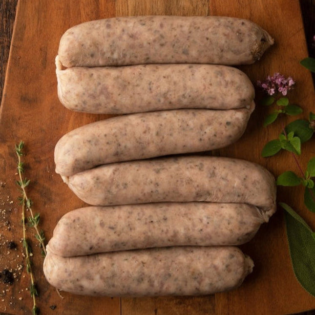 Pork Haggis And Herb Sausages 500g