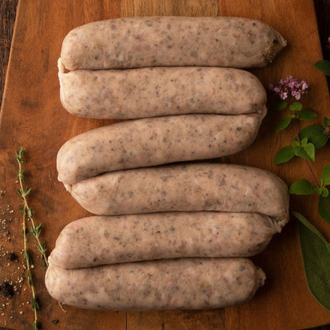 Pork Haggis And Herb Sausages 500g