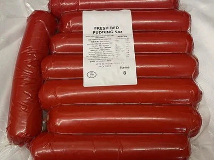 Jumbo Red Pudding (8x142g) - Scottish Hampers