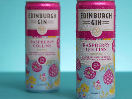 Edinburgh Gin Raspberry Collins Rtd 250ml - Scottish Store & Deli
