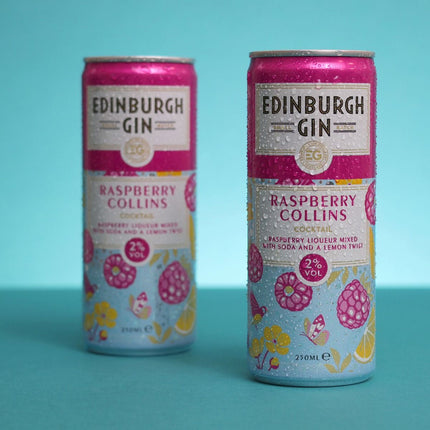 Edinburgh Gin Raspberry Collins Rtd 250ml - Scottish Store & Deli