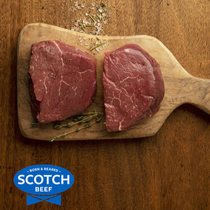 Scotch Beef Fillet Steak Larder Trim Centre Cut 6oz