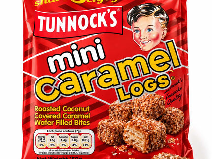 Tunnocks - Mini Caramel Logs Gift Pouches 150g - Scottish Store & Deli