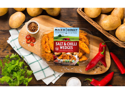 Salt & Chilli Wedges MASH DIRECT 350g