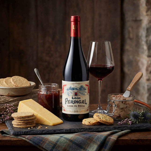 Wine, Cheese & Rillette Gift Hamper - Scottish Hampers