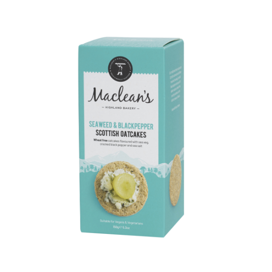 Seaweed Black Pepper Macleans Oatcakes Seaweed Black Pepper Macleans Oatcakes