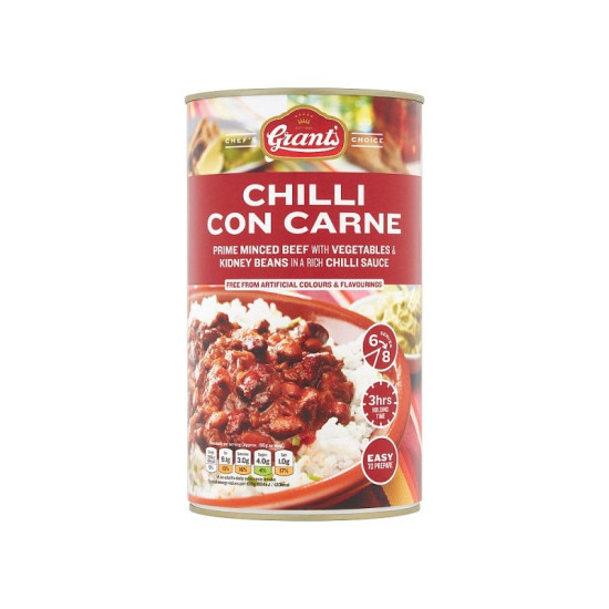 Grant's Chilli Con Carne 1.2kg Grant's Chilli Con Carne 1.2kg