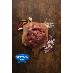 Hand Diced Scotch Beef Stewing Steak 500g