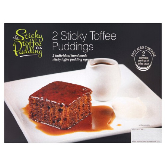 The Sticky Toffee Pudding Co. Sticky Toffee Puddings 2x 270g The Sticky Toffee Pudding Co. Sticky Toffee Puddings 2x 270g