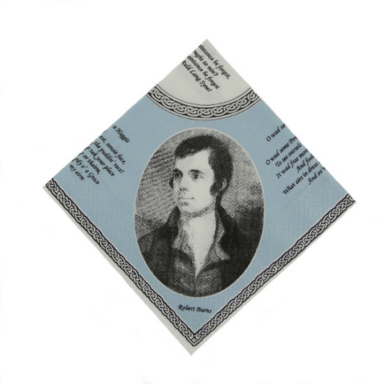 Robert Burns Portrait Napkins 