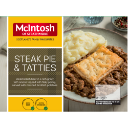 Steak Pie & Tatties 310g Mcintosh